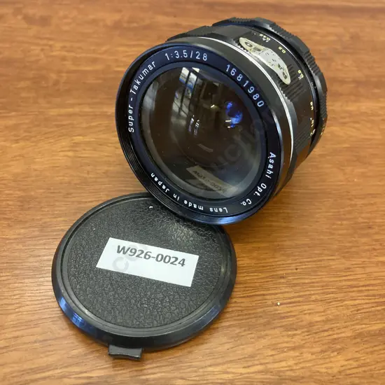 Vintage Super - Takumar 1:3.5 / 28 Wide Angle Lens Asahi Opt. Co. Japan